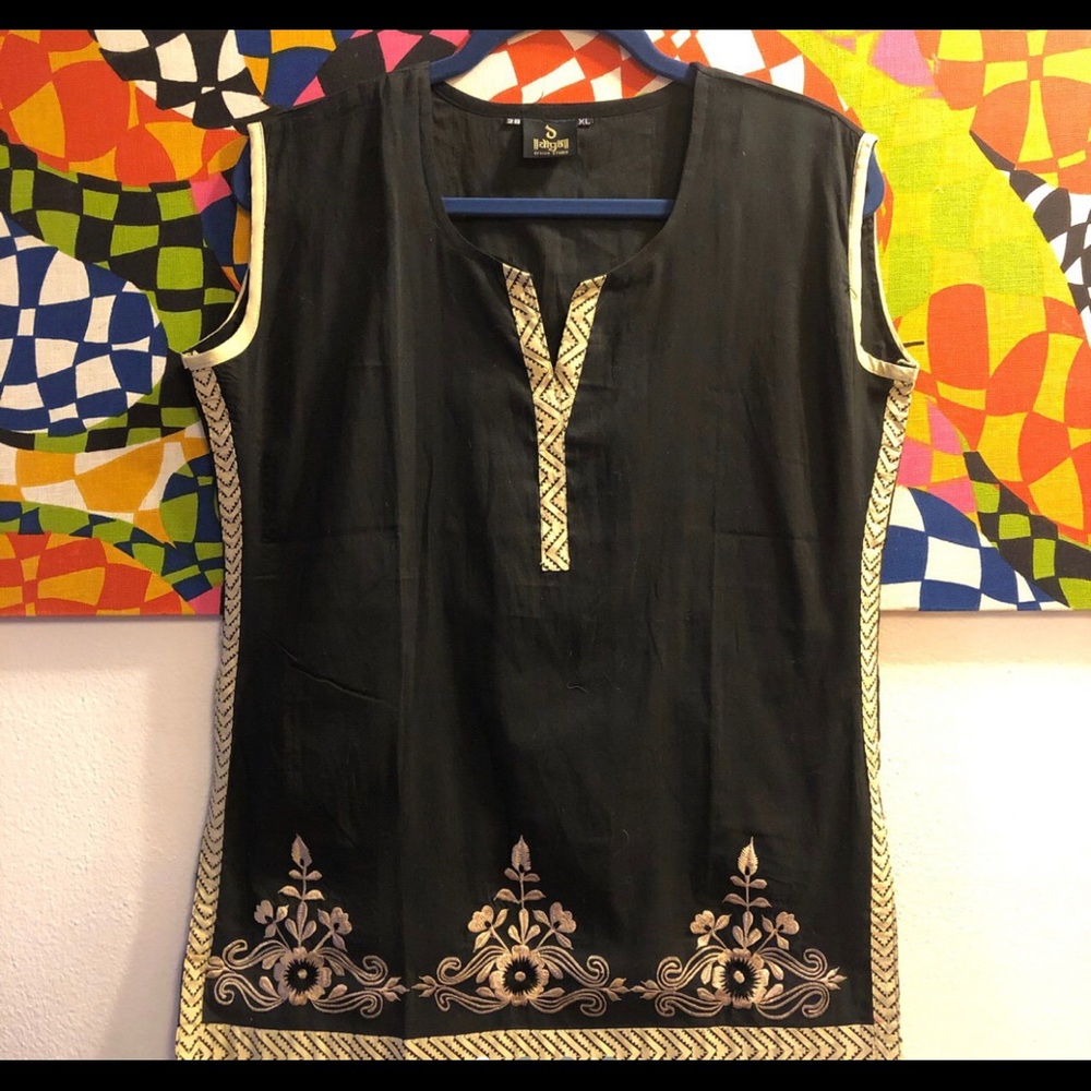 Indian cotton tunic/tank top